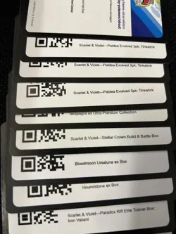 Pokemon Assorted Code Cards x 190 From Mega UPC, Destines, Prismatic, Phantasmal - Image 3
