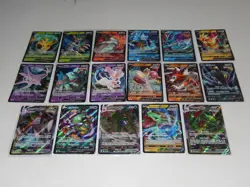 Pokemon S&S Evolving Skies LOT of 17 V and Vmax Cards NO DUPLICATES - Image 1