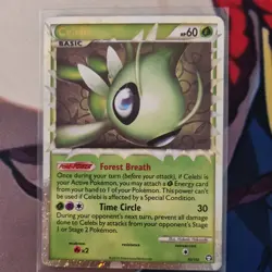 Pokemon TCG Celebi Prime Holo Rare Card 92/102 Triumphant Ultra - Image 1