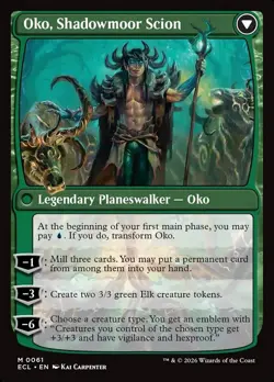 Oko, Lorwyn Liege [Lorwyn Eclipsed] NM 0061 MTG Card - Image 2