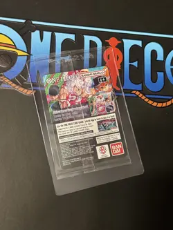 One Piece Monkey D. Luffy US Voyage College Basketball Promo Card Sealed - Image 2