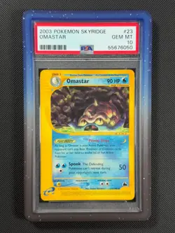 PSA 10 Omastar 23/144 NON HOLO Pokemon Card WOTC Skyridge Non Holo Rare GEM MINT - Image 1