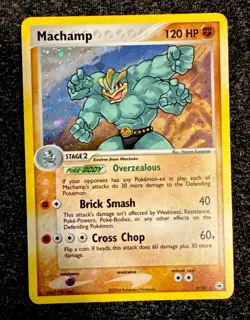 Pokemon TCG Machamp Holo Rare Card Hidden Legends 9/101 NM Condition - Image 1
