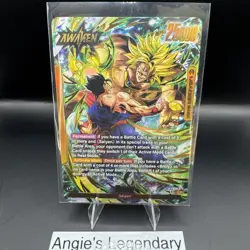 Broly FB08-073 Leader Alternate Art Saiyan's Pride Dragon Ball English Card - Image 2