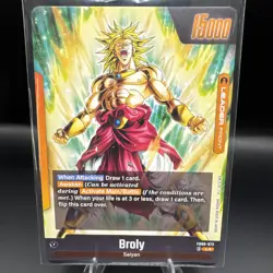 Broly FB08-073 Leader Alternate Art Saiyan's Pride Dragon Ball English Card - Image 4