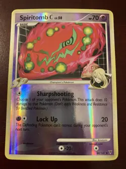 Spiritomb C LV.58 84/147 Supreme Victors Reverse Holo 2009 Pokemon TCG Card NM - Image 1