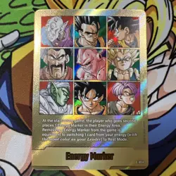 Energy Marker E-89 Gold Manga Booster 02 Dragon Ball Card English - Image 1