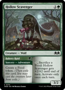 Hollow Scavenger 0174 (Regular) MTG Wilds of Eldraine - NM - Image 1