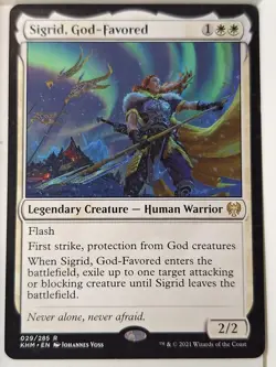 Sigrid, God-Favored - Kaldheim - Magic the Gathering MTG Nice! - Image 1