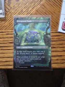 MTG Overgrown Tomb (Borderless) Lorwyn Eclipsed Regular ECL 0350 - Image 1