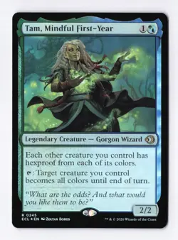 Tam, Mindful First-Year (Foil) 0245 (R) MTG Lorwyn Eclipsed (ECL) - Image 1