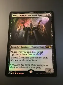 MTG Core Set 2021 #127 Foil Vito, Thorn of the Dusk Rose - Image 2