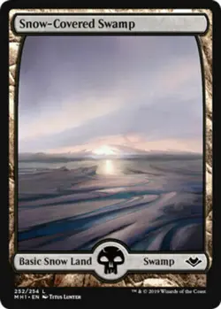 Snow-Covered Swamp Modern Horizons 1 MTG - Image 1