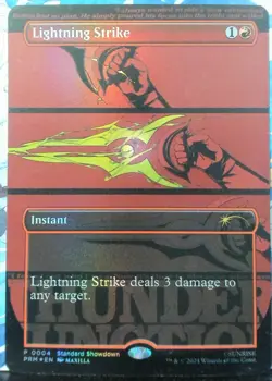 Lightning Strike Foil 0004 Standard Showdown Promos NM - Image 1