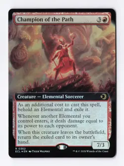 Champion of the Path (Extended Art) (Foil) 0362 (R) MTG Lorwyn Eclipsed (ECL) - Image 1