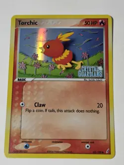 2006 Pokemon EX Crystal Guardians Torchic Reverse Holo #65/100 - Image 1