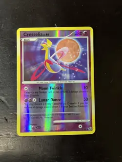 Pokemon TCG Cresselia Great Encounters Reverse Holo Rare Card 2/106 LP Pokemon! - Image 1