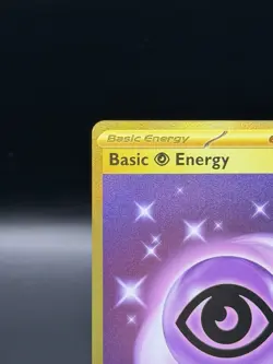 GOLD Pokemon TCG Basic Psychic Energy 207/165 Scarlet & Violet 151 Hyper rare NM - Image 2