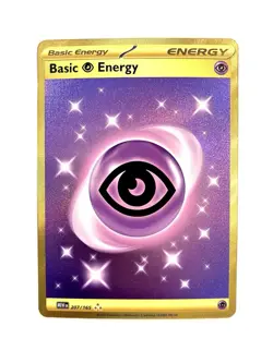 Basic Psychic Energy 207/165 Scarlet & Violet 151 Gold Hyper Rare Pokemon TCG NM - Image 1