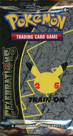 Pokemon TCG Celebrations 25th Anniversary Booster Pack NEW/SEALED - Image 1