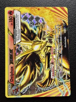 Delphox BREAK, Pokemon XY - Fates Collide Rare BREAK, 14/124 Light Play - Image 1