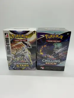 Pokemon TCG: Set of Chilling Reign & Brilliant Stars Build and Battle Boxes - Image 1