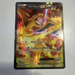 Charizard EX XY121 Promo Holo 2016 Kouki Saitou Pokemon worn around all edges - Image 1