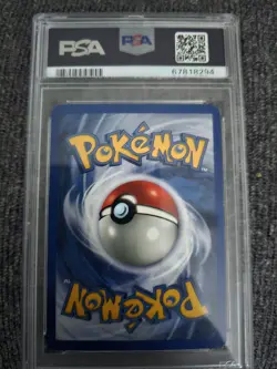 Pokemon TCG Flareon Holo #3 Jungle No Symbol Error PSA 8 - Image 2