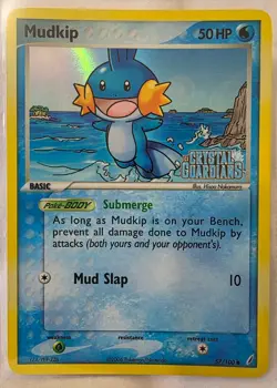 2006 Pokemon EX Crystal Guardians Mudkip-Reverse Foil #57/100 - Image 1