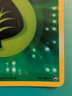 2007 Pokemon EX Power Keepers Grass Energy #103/108 MP - Image 4