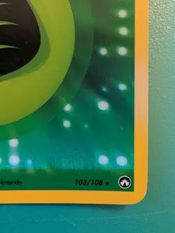 2007 Pokemon EX Power Keepers Grass Energy #103/108 MP - Image 4