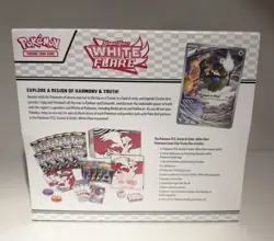 Pokemon Center White Flare Elite Trainer Box ETB Factory Sealed - Image 2