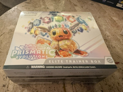 Pokemon TCG Prismatic Evolutions ETB Elite Trainer Box (9 Packs) NEW Sealed - Image 1