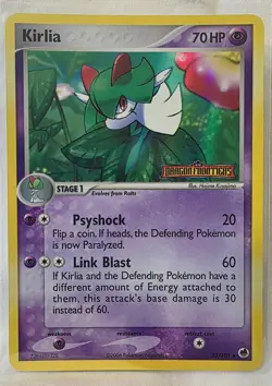 2006 Pokemon EX Dragon Frontiers Kirlia-Reverse Foil #32/101 - Image 1