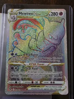 Mewtwo VSTAR 79/78 GO Rainbow Secret Rare Full Art Hyper Pokemon POSSIBLE PSA 10 - Image 2