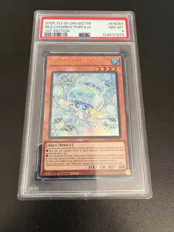 2025 YUGIOH #EN083 MZTM MULCHARMY PURULIA 1ST EDITION PSA 8 - Image 1