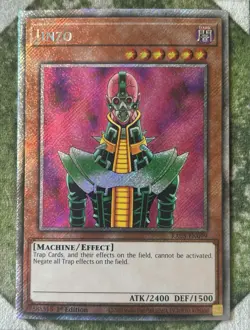 YuGiOh JINZO Platinum Secret Rare RA03-EN099 - Image 2