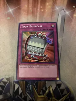 Yugioh Toon Briefcase DRL2-EN029 Super Rare 1st Ed NM - Image 1