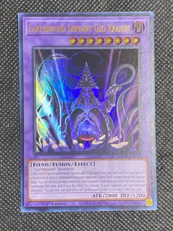 YuGiOh! - Earthbound Servant Geo Kraken MP24-EN276 Ultra Rare 1st Edition NM - Image 1