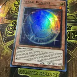 Yugioh Astral Kuriboh RA04-EN040 Super Rare 1st Edition NM - Image 3