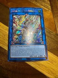 Ritual Beast Ulti-Reirautari BLTR-EN019 1st Edition Secret Rare LP + BONUS - Image 1