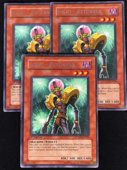 Yugioh Jinzo Returner LODT-EN006 1st Rare x3 (LP) - Image 1