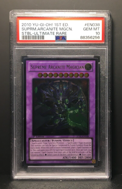 Supreme Arcanite Magician 1. Edition | 2010 STBL | PSA 10 Gem Mint | Yu-Gi-Oh - Image 1