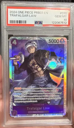 2024 One Piece PRB01 Trafalgar Law ST10-010 Super Rare PSA 10 English Low Pop - Image 2