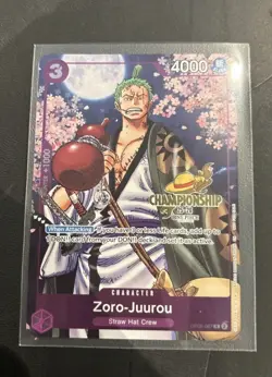 Zoro-Juurou CS 25-26 Event Pack One Piece Championship Finals OP05-067 Promo - Image 1