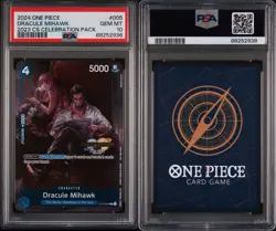 Dracule Mihawk (CS 2023 Celebration Pack) ST03-005 One Piece Promo PSA 10 - Image 3