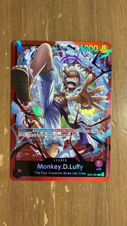 Monkey.D.Luffy 001 L Starter Deck EX: Gear 5 ST21-001 One Piece 4⚓📈 - Image 1