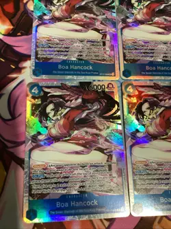 4x Playset ST17-004 Boa Hancock SR One Piece TCG ST17 Starter Deck English - Image 2