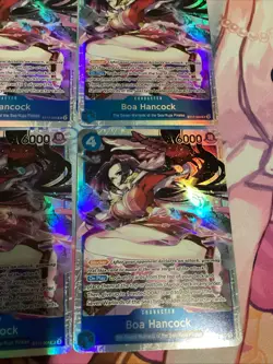 4x Playset ST17-004 Boa Hancock SR One Piece TCG ST17 Starter Deck English - Image 3