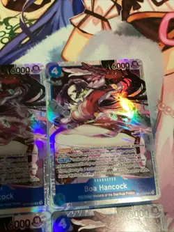 4x Playset ST17-004 Boa Hancock SR One Piece TCG ST17 Starter Deck English - Image 4